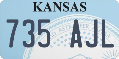 KS license plate 735AJL