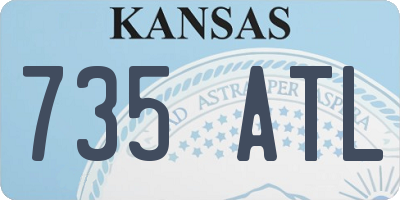 KS license plate 735ATL