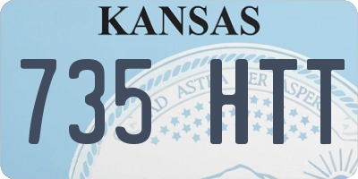 KS license plate 735HTT