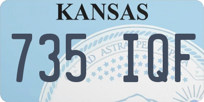 KS license plate 735IQF
