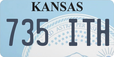 KS license plate 735ITH