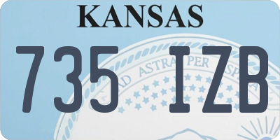 KS license plate 735IZB