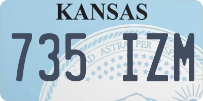 KS license plate 735IZM