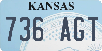 KS license plate 736AGT