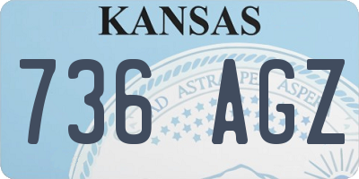 KS license plate 736AGZ