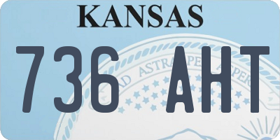 KS license plate 736AHT