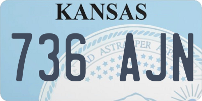 KS license plate 736AJN