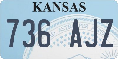 KS license plate 736AJZ