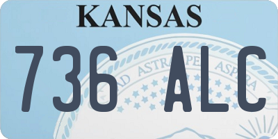 KS license plate 736ALC