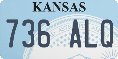 KS license plate 736ALQ