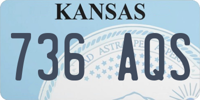 KS license plate 736AQS