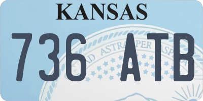 KS license plate 736ATB