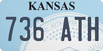 KS license plate 736ATH