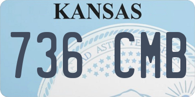 KS license plate 736CMB