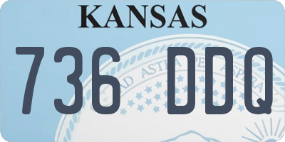 KS license plate 736DDQ