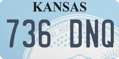 KS license plate 736DNQ