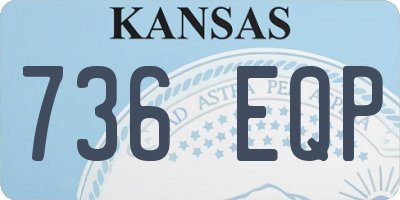 KS license plate 736EQP