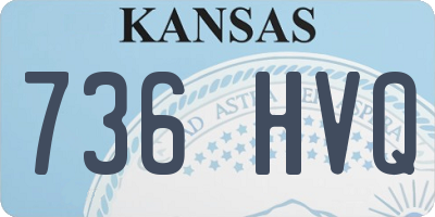 KS license plate 736HVQ