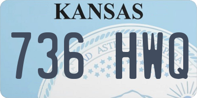 KS license plate 736HWQ