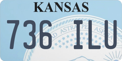 KS license plate 736ILU