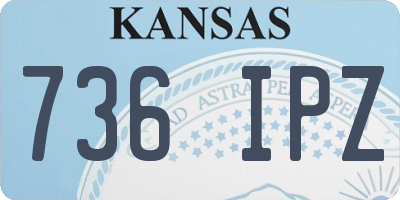 KS license plate 736IPZ