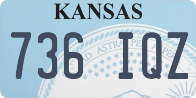 KS license plate 736IQZ