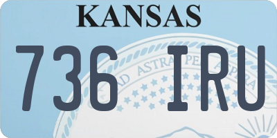 KS license plate 736IRU