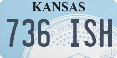 KS license plate 736ISH