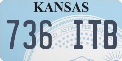 KS license plate 736ITB