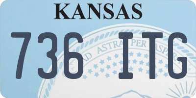 KS license plate 736ITG