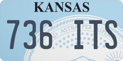 KS license plate 736ITS