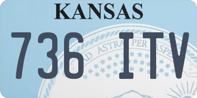 KS license plate 736ITV