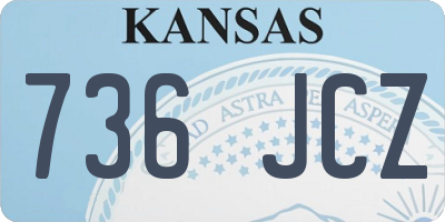 KS license plate 736JCZ