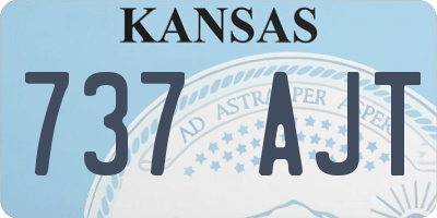 KS license plate 737AJT