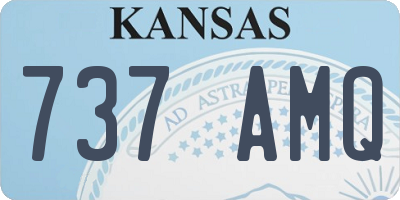 KS license plate 737AMQ