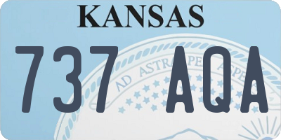 KS license plate 737AQA