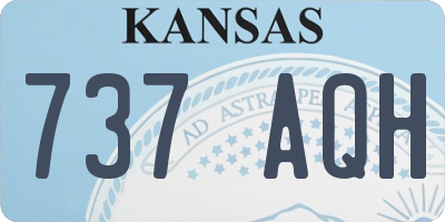 KS license plate 737AQH