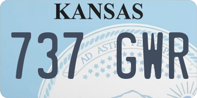 KS license plate 737GWR