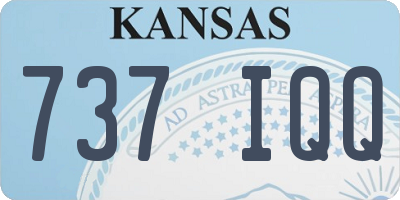 KS license plate 737IQQ