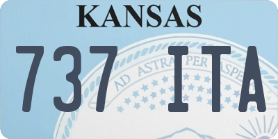 KS license plate 737ITA