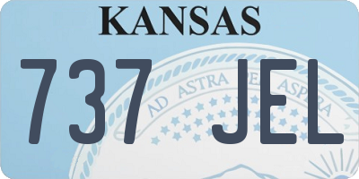 KS license plate 737JEL