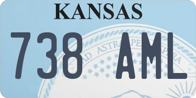 KS license plate 738AML