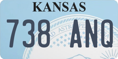 KS license plate 738ANQ