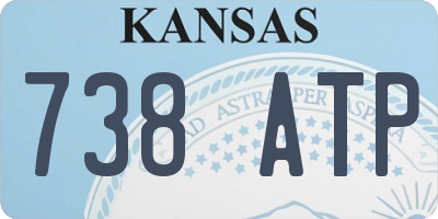 KS license plate 738ATP