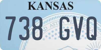 KS license plate 738GVQ