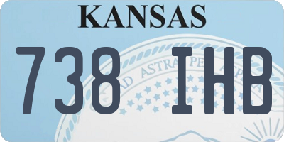 KS license plate 738IHB