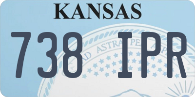 KS license plate 738IPR