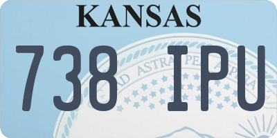 KS license plate 738IPU