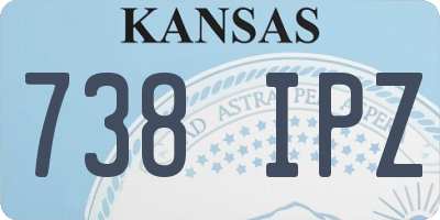 KS license plate 738IPZ