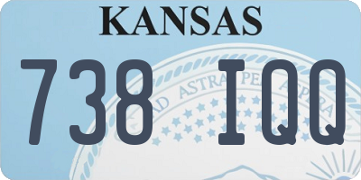 KS license plate 738IQQ